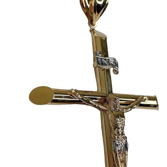 24 HRS SALE 10K Gold Filled Cross - Picture 7 of 10